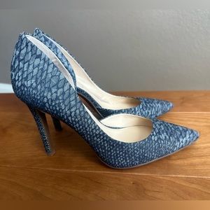 Jessica Simpson Women Shoes Blue Gray Size 8.5